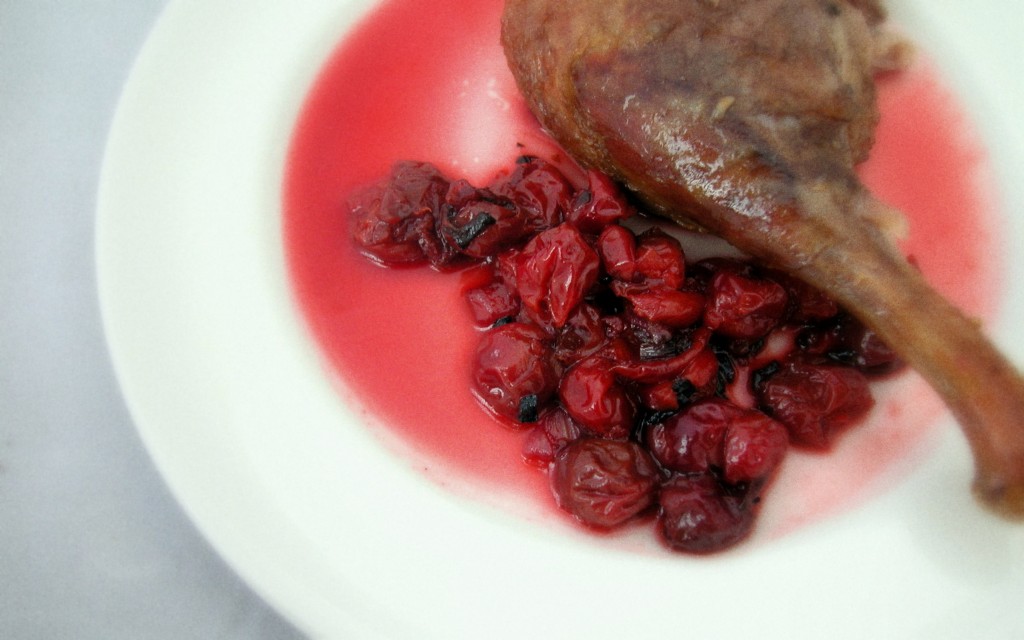 Read more about the article Roasted Duck with Spiced Sour Cherry Sauce