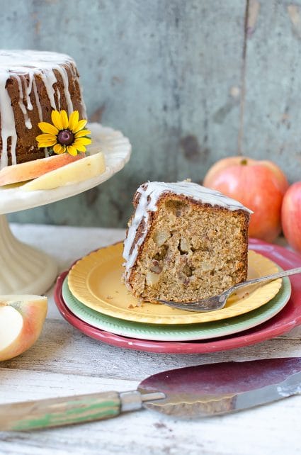 Read more about the article Whole Grain Harvest Apple Butter Cake