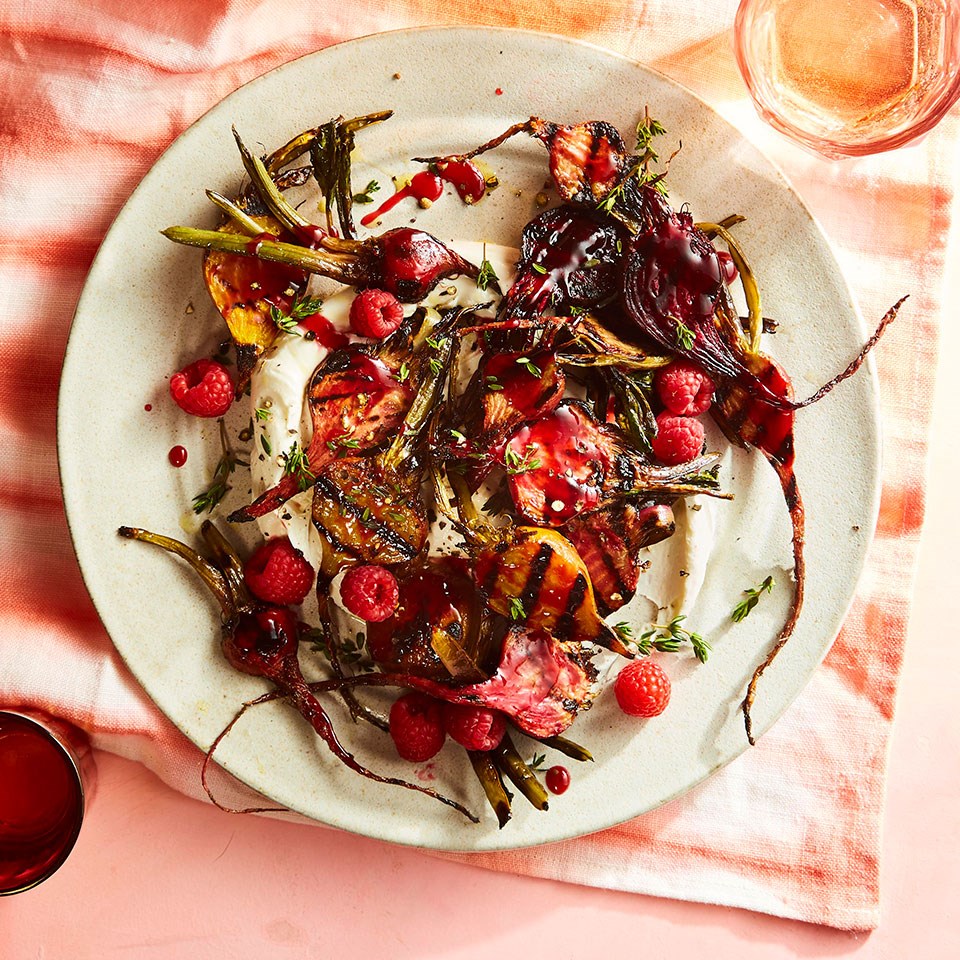 Read more about the article Grilled Baby Beets with Raspberry-Thyme Glaze