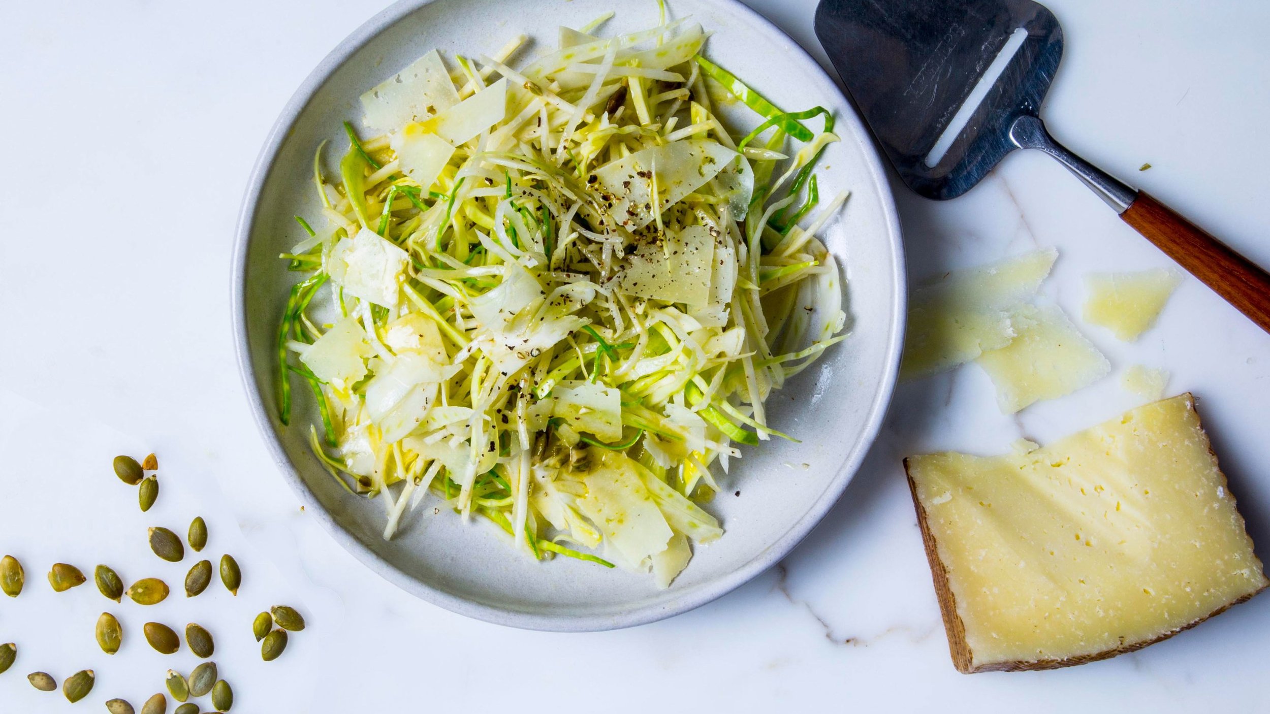 Read more about the article Crunchy Winter Slaw with Asian Pear and Manchego